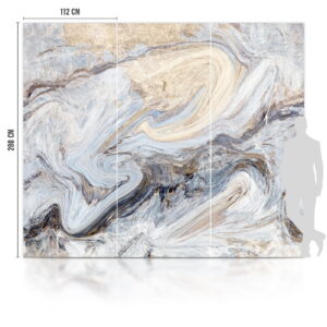 Płyta Węglowa WPC Blue Art Matowa 280x112 cm